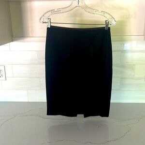 Black Lined Pencil Skirt